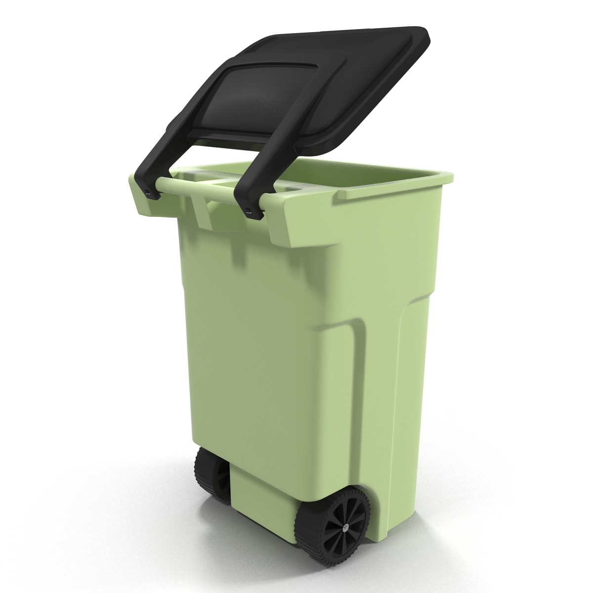 3D Recyling Bin Green model