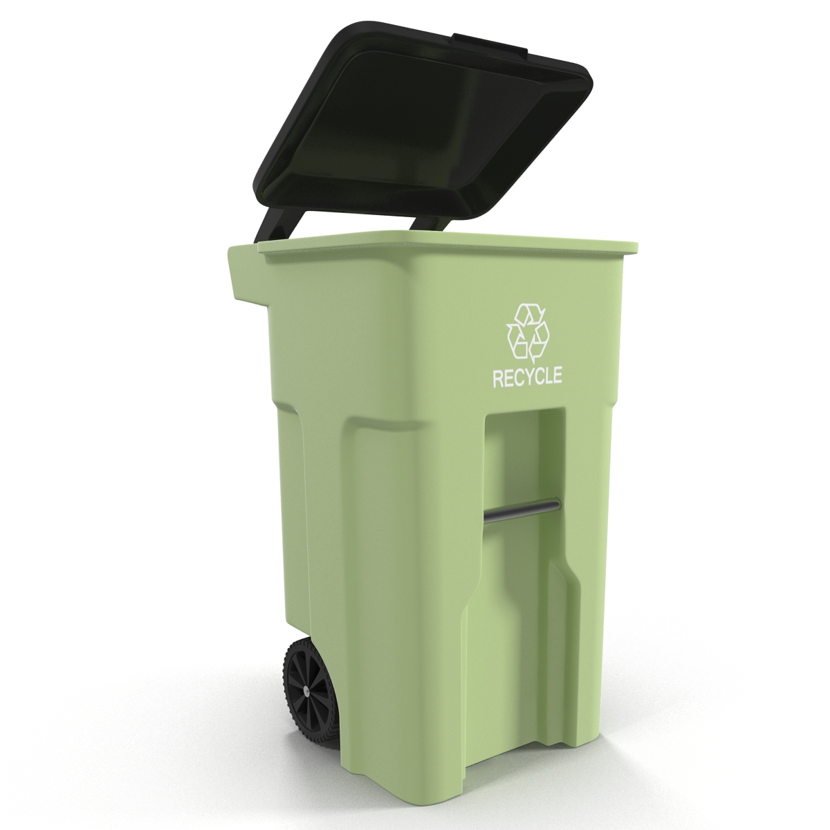 3D Recyling Bin Green model