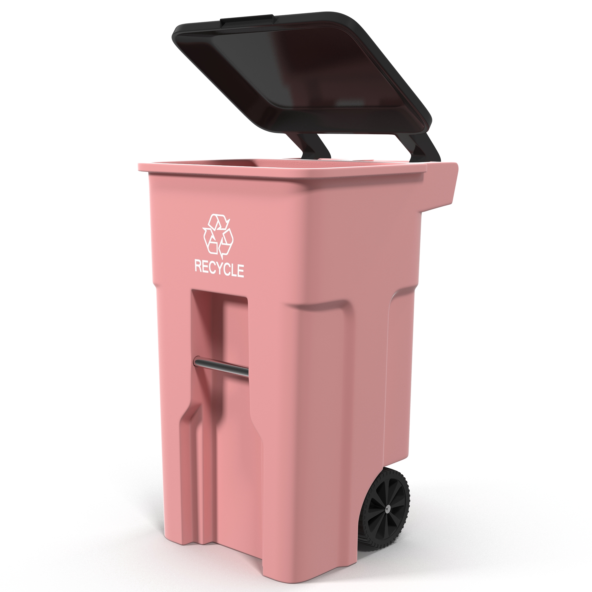 3D Recyling Bin Red