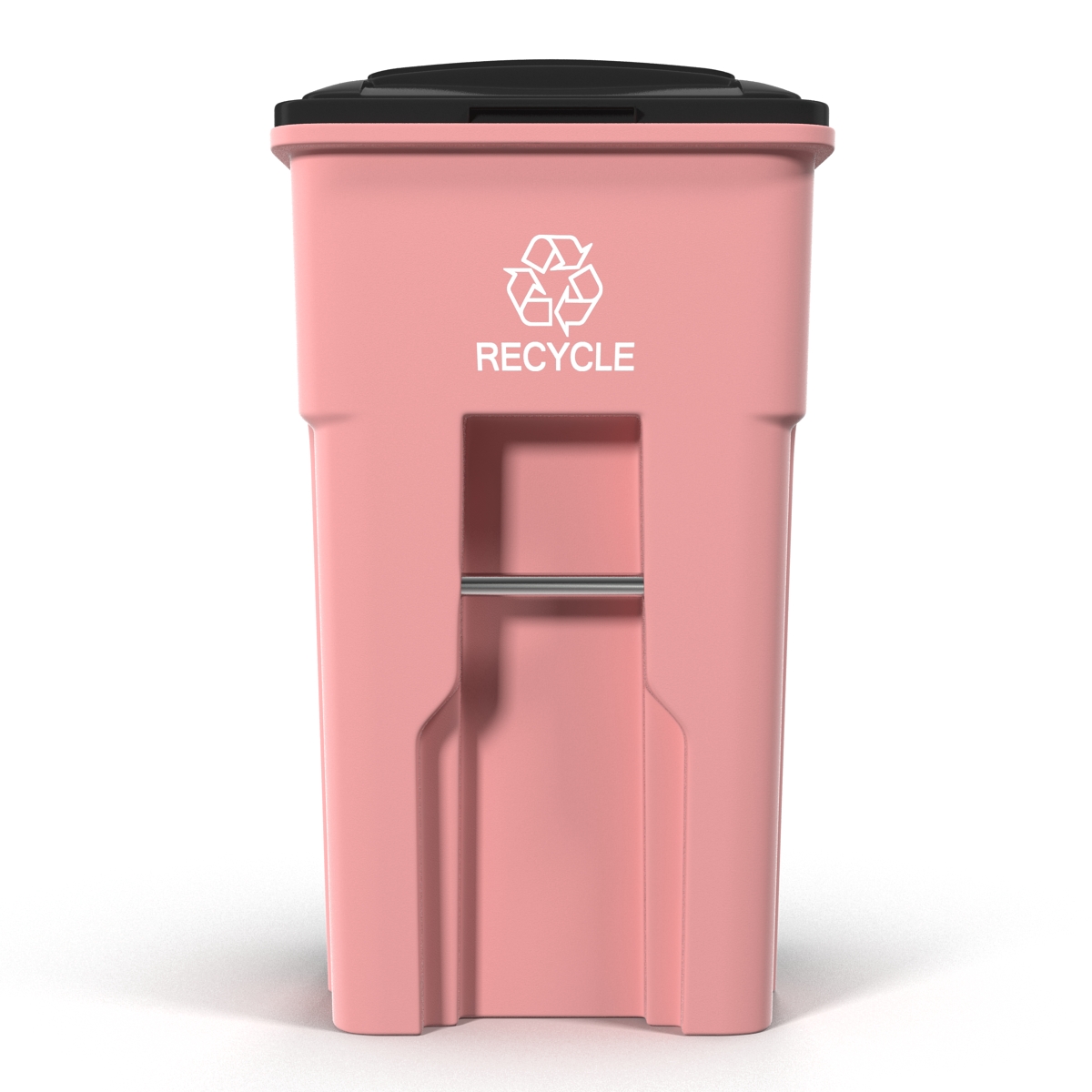 3D Recyling Bin Red