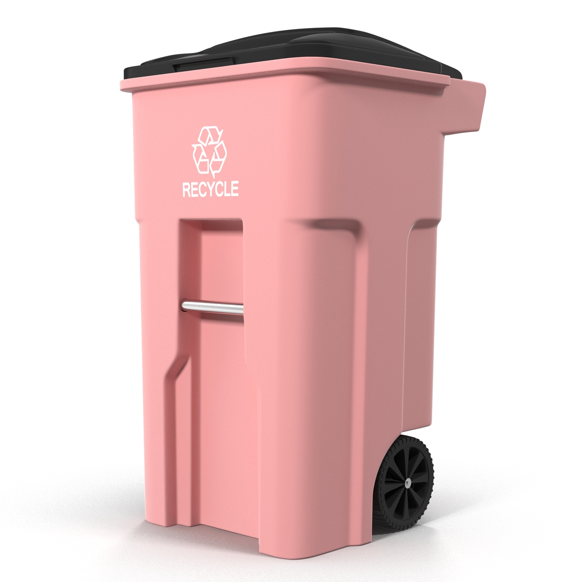 3D Recyling Bin Red