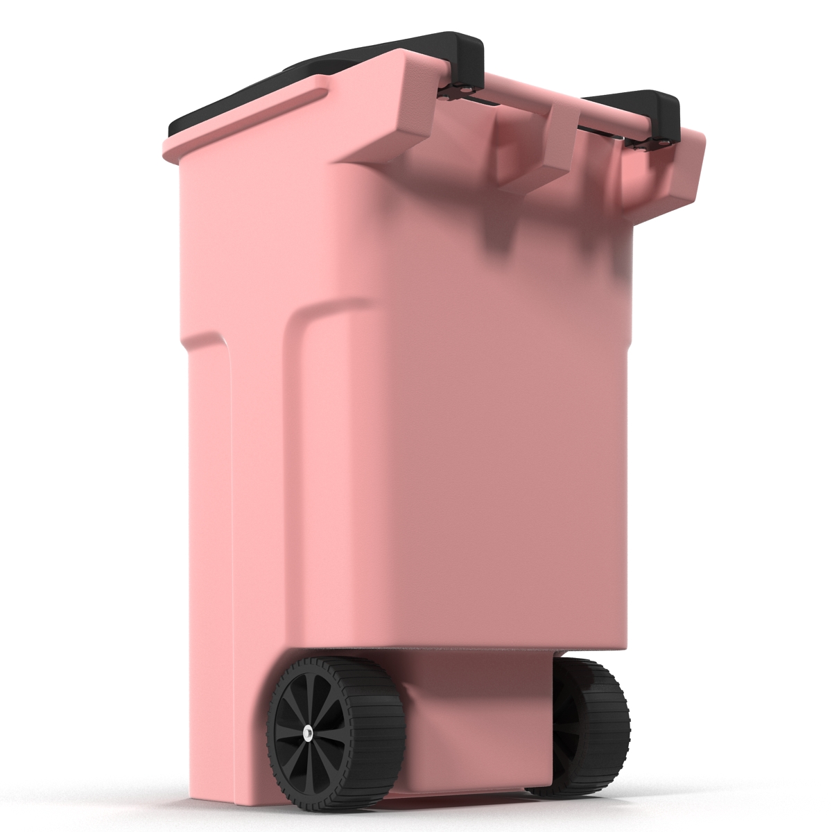 3D Recyling Bin Red