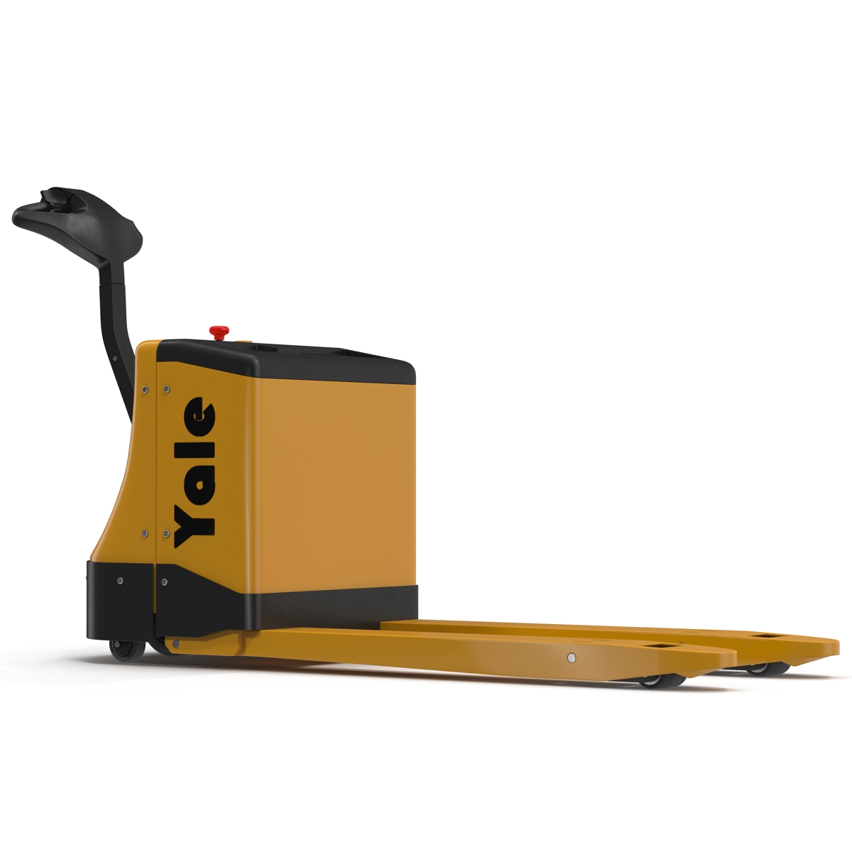 3D Powered Pallet Jack Yellow