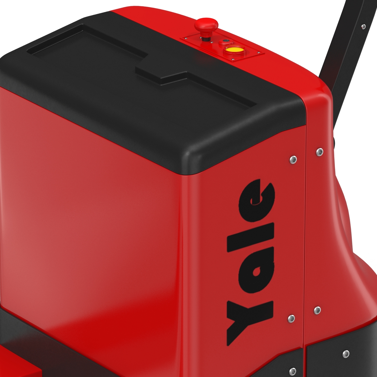 3D Powered Pallet Jack Red model