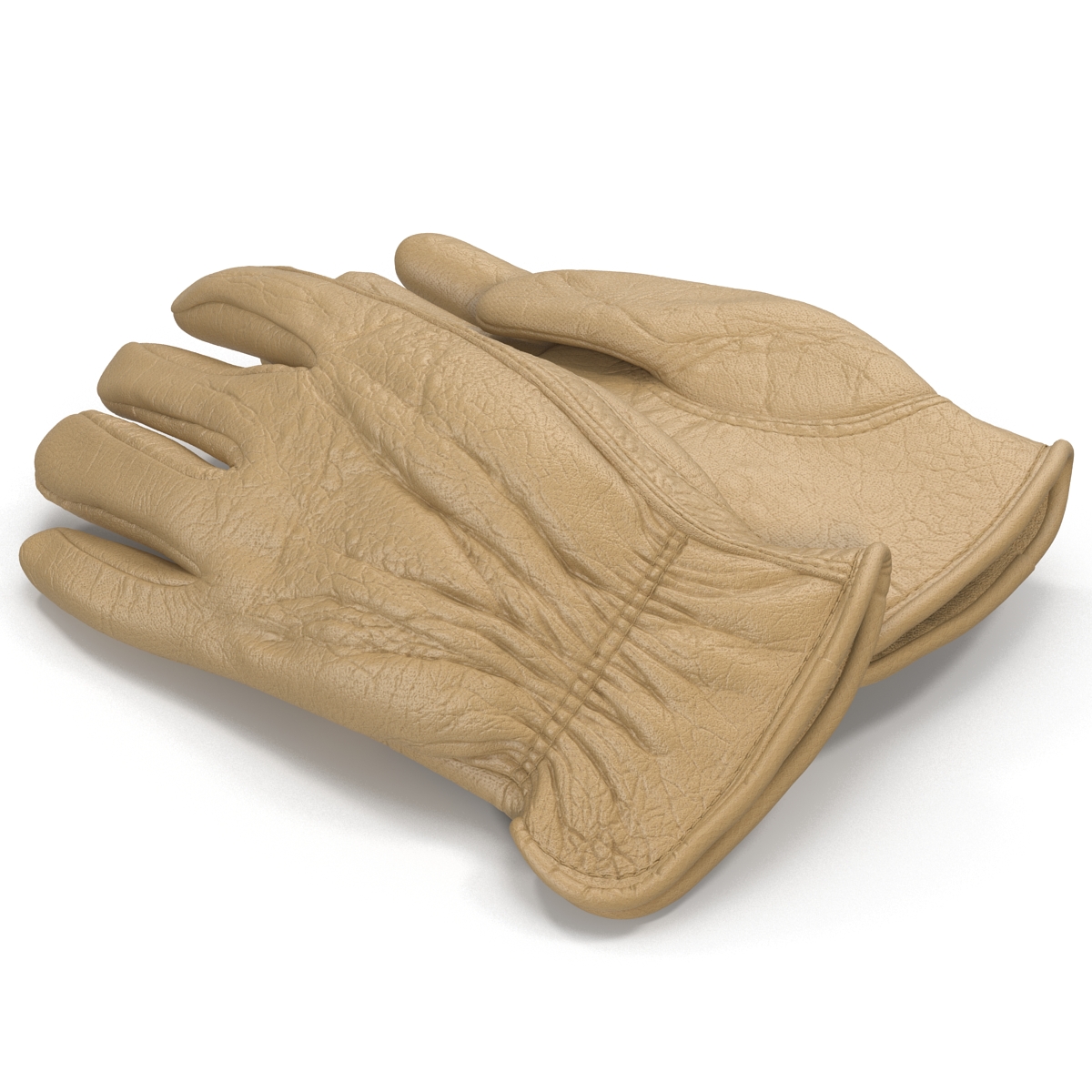 3D Leather Work Gloves 2