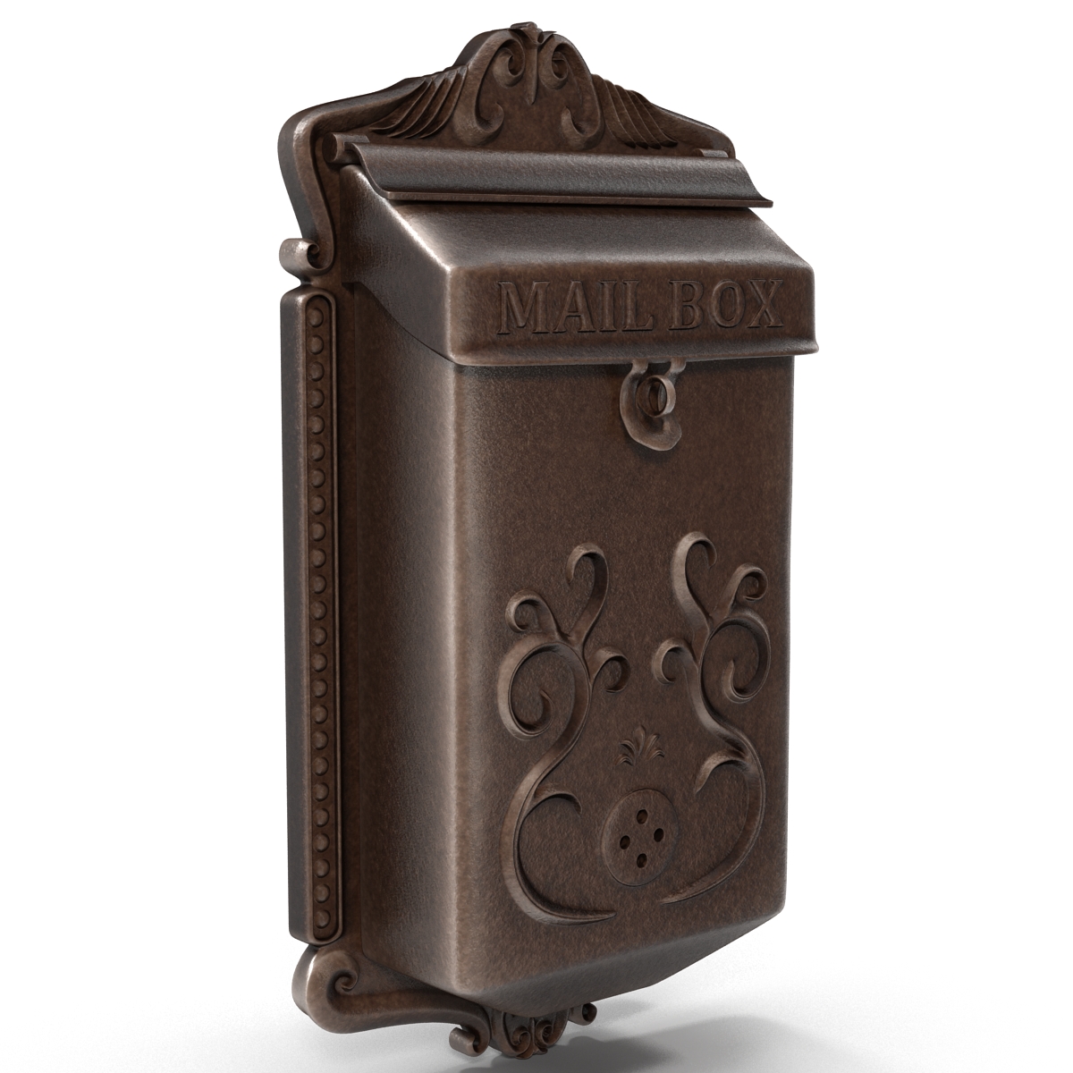 3D Vintage Wall Mount Mailbox