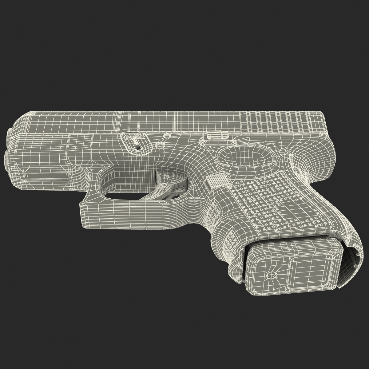 3D model Subcompact Generic Pistol