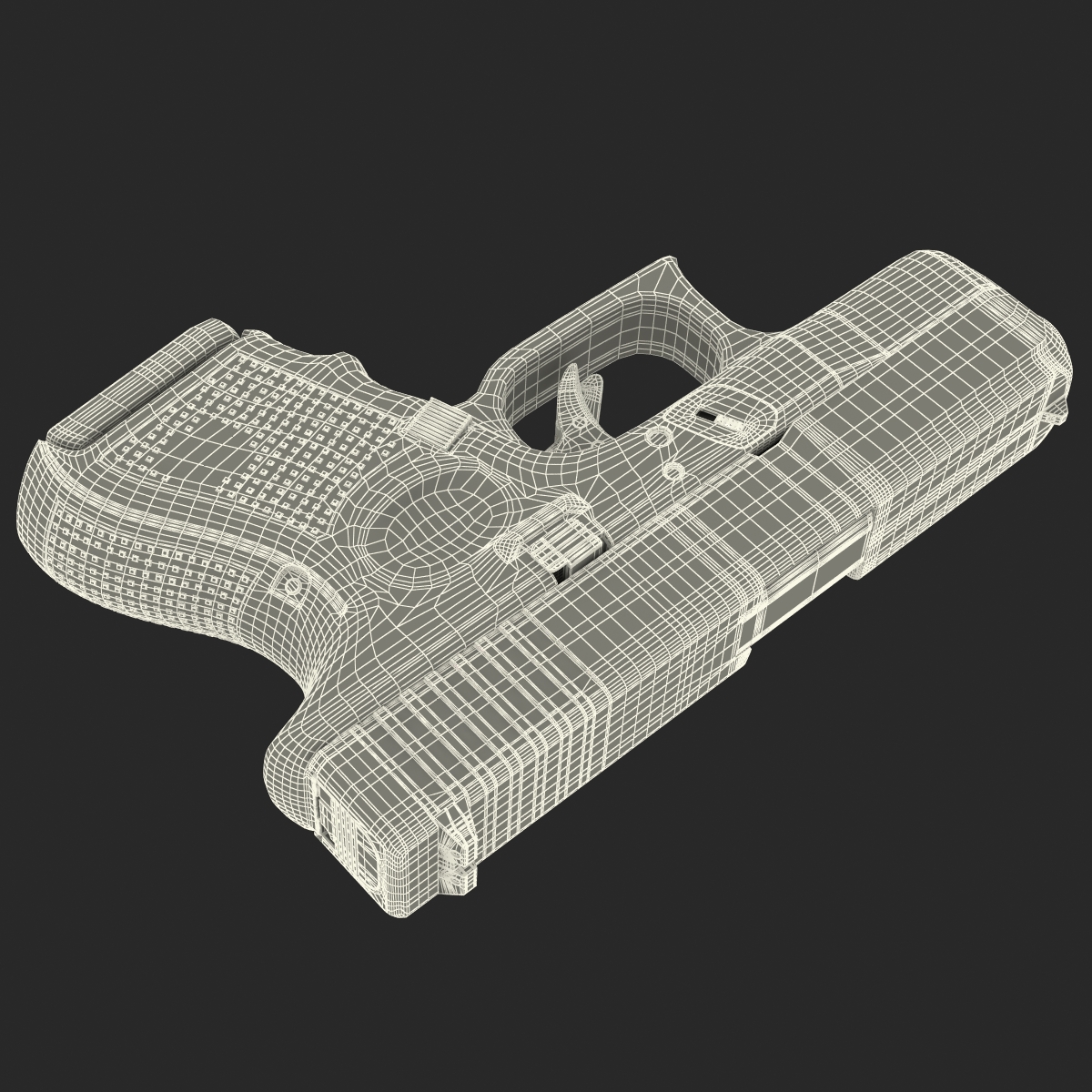 3D model Subcompact Generic Pistol