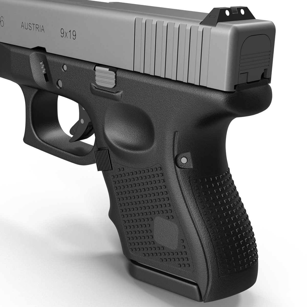 3D model Subcompact Generic Pistol