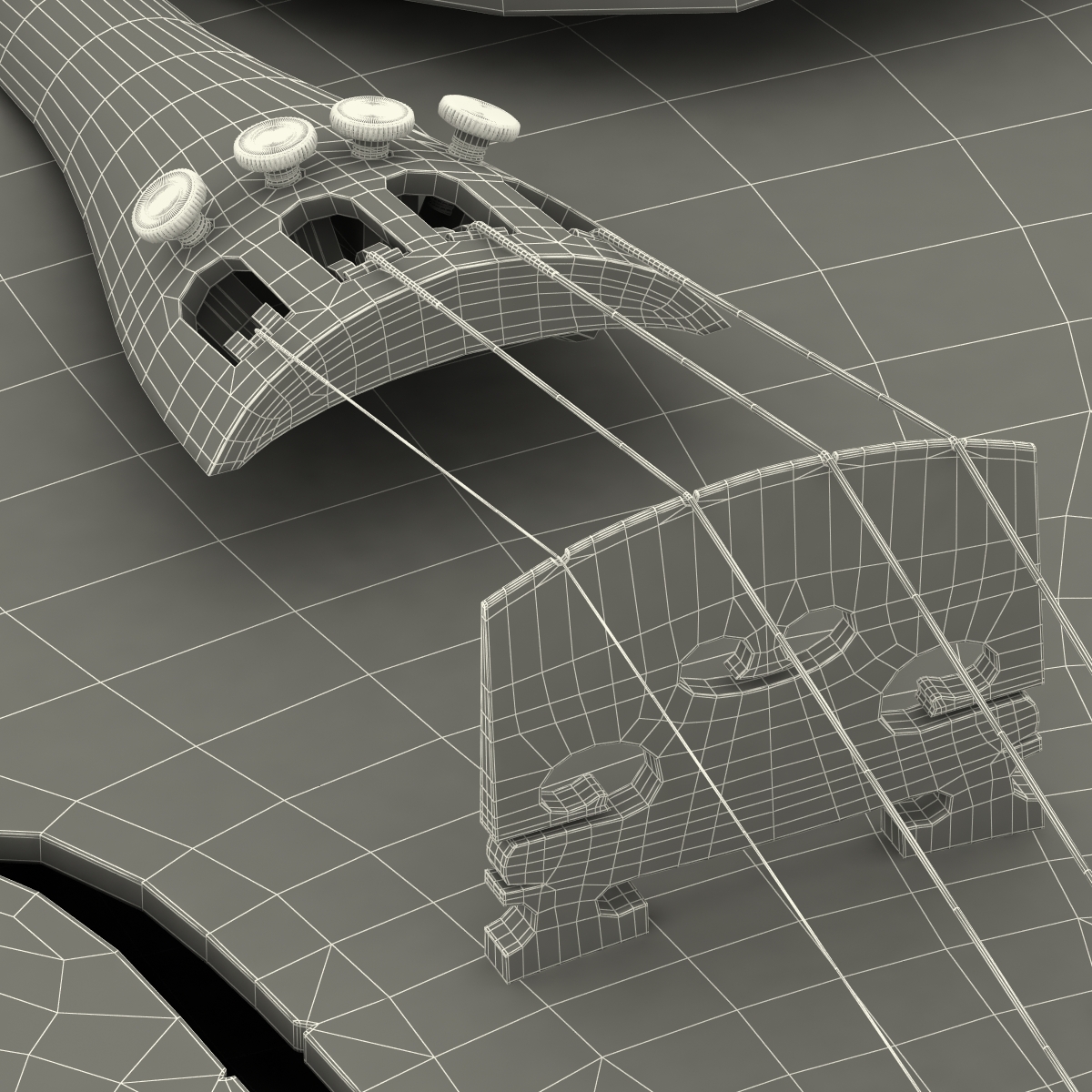 3D model Violin