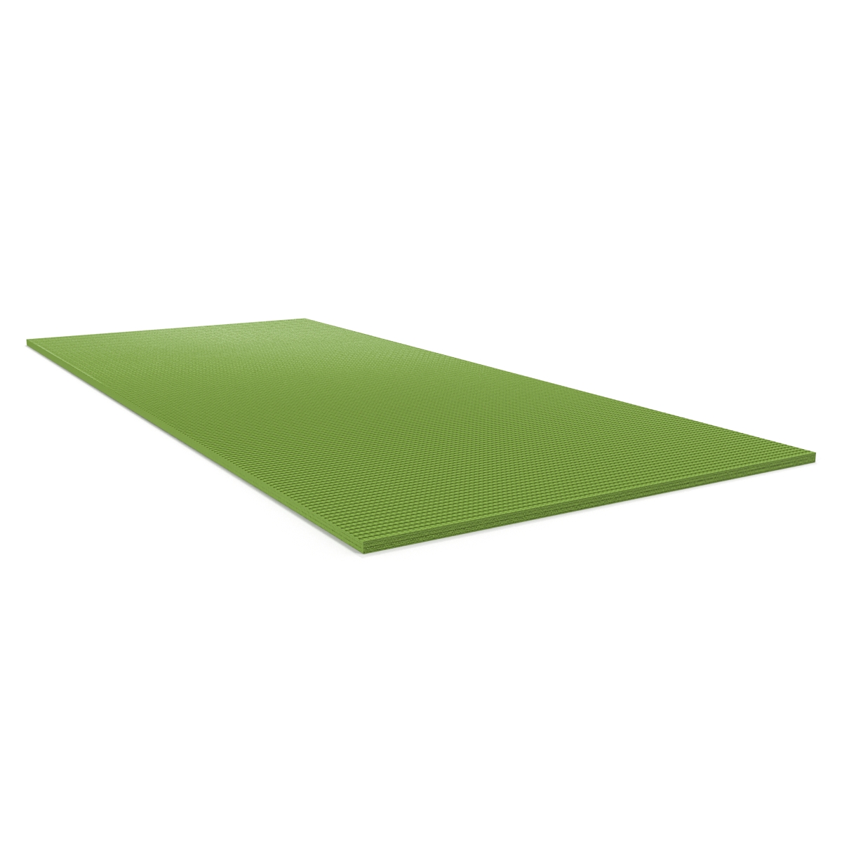 Flat Yoga Mat Green 3D model