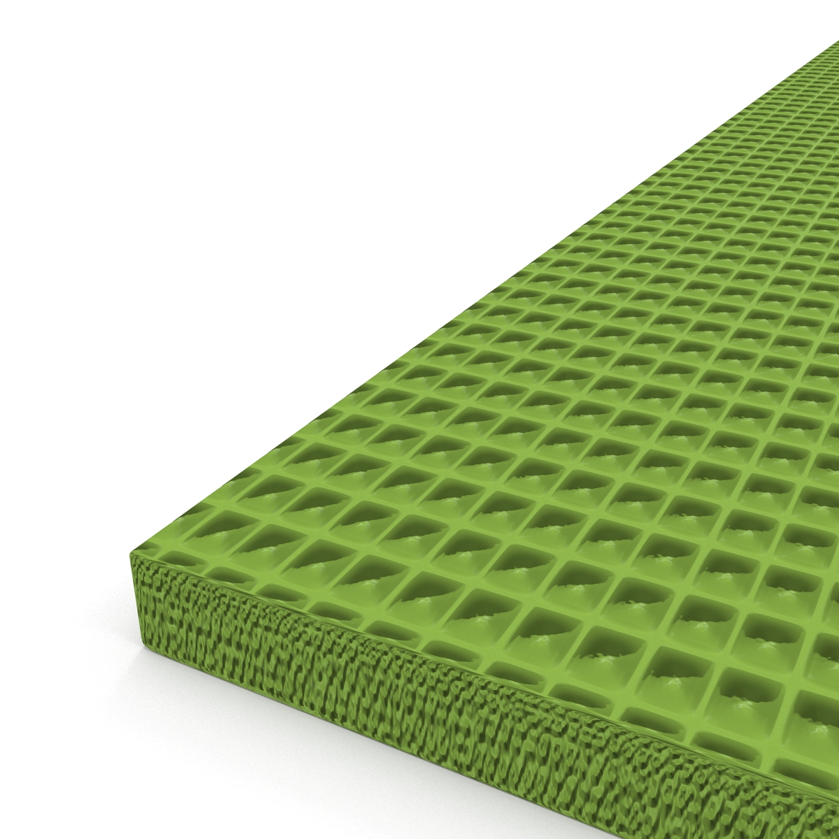 Flat Yoga Mat Green 3D model