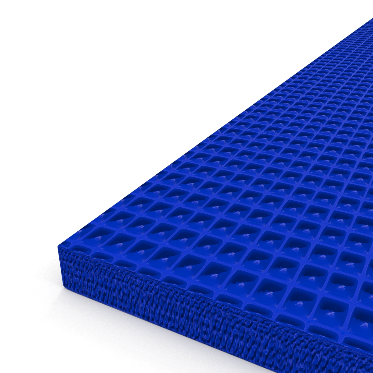 3D Flat Yoga Mat Blue model