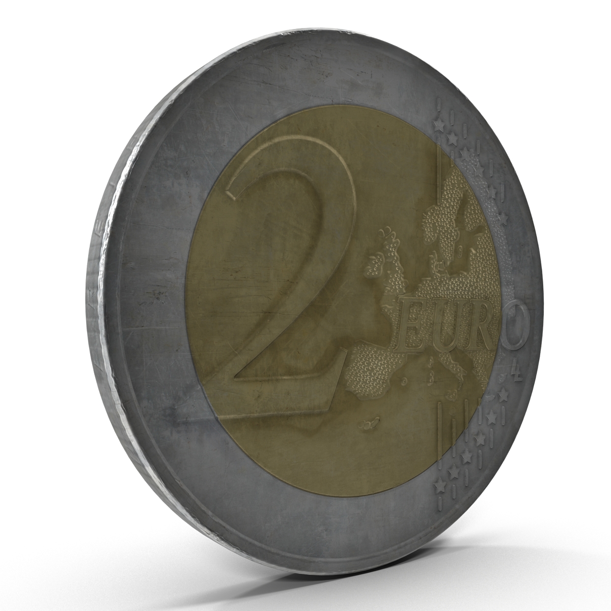 2 Euro Coin Germany 3D model