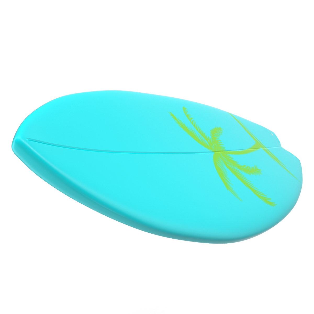 3D Surfboard Fish 4