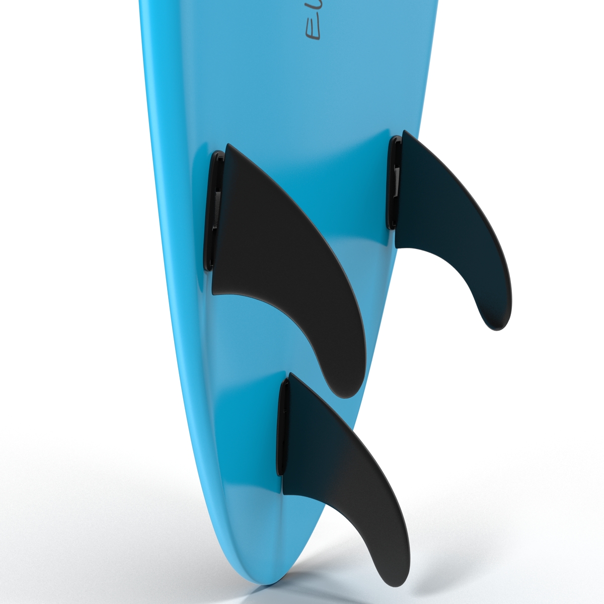 3D Surfboard Funboard model