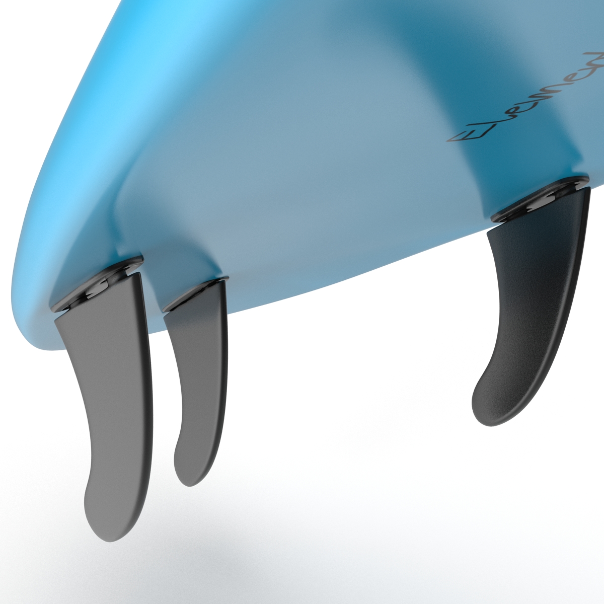 3D Surfboard Funboard model