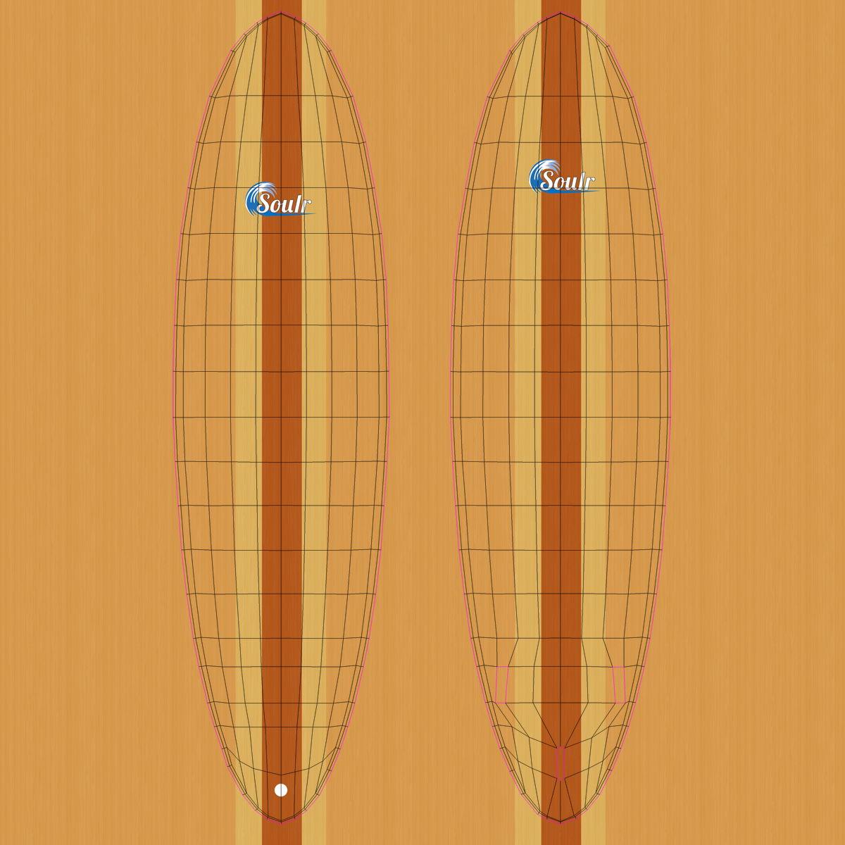 3D model Surfboard Funboard 2