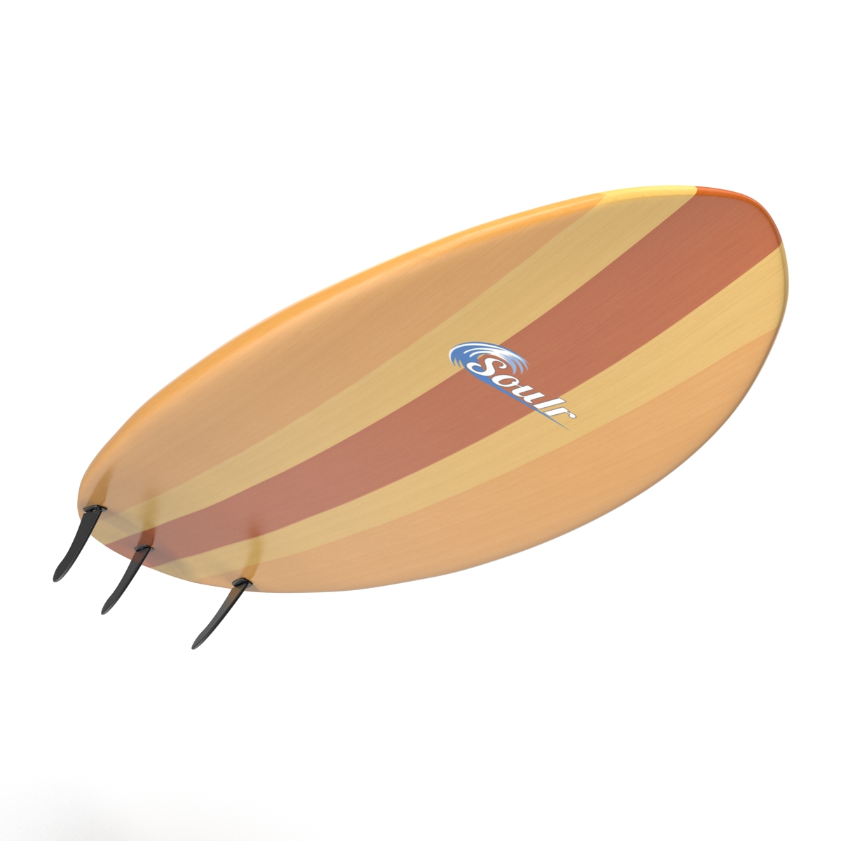 3D model Surfboard Funboard 2