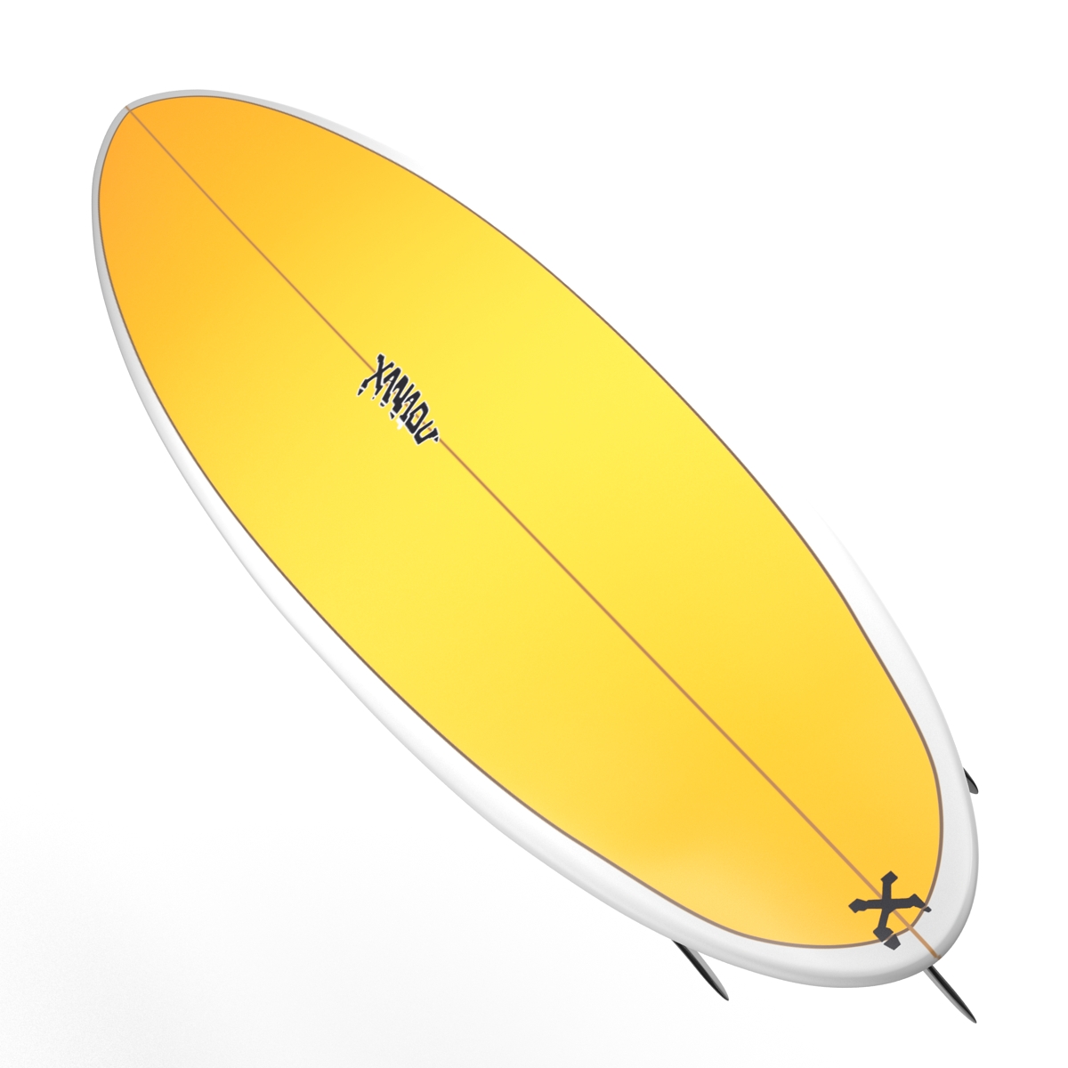 3D model Surfboard Funboard 3