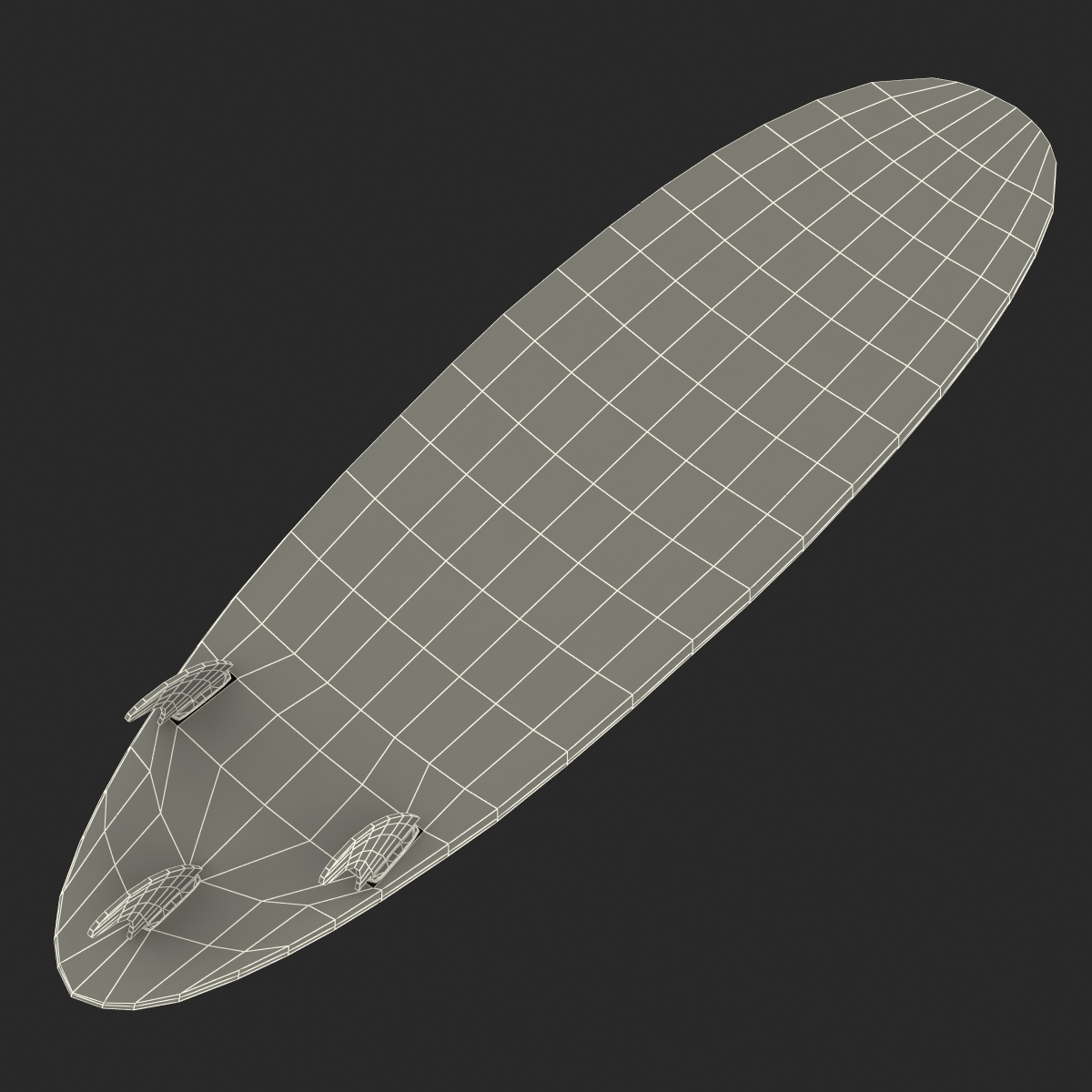 3D model Surfboard Funboard 3