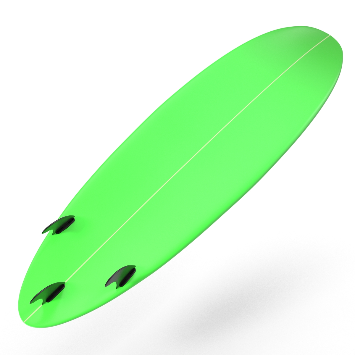 3D model Surfboard Funboard 4