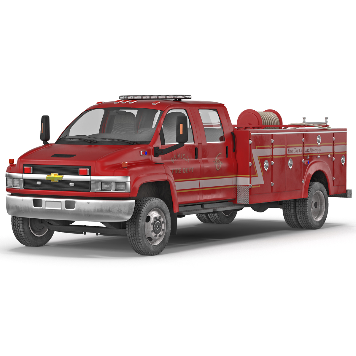 3D model Chevrolet Fire Truck 2005