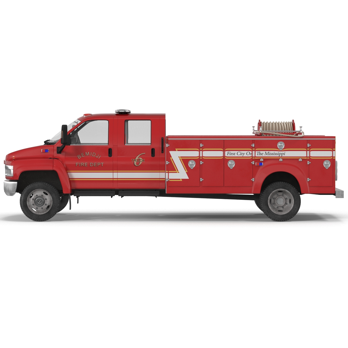 3D model Chevrolet Fire Truck 2005