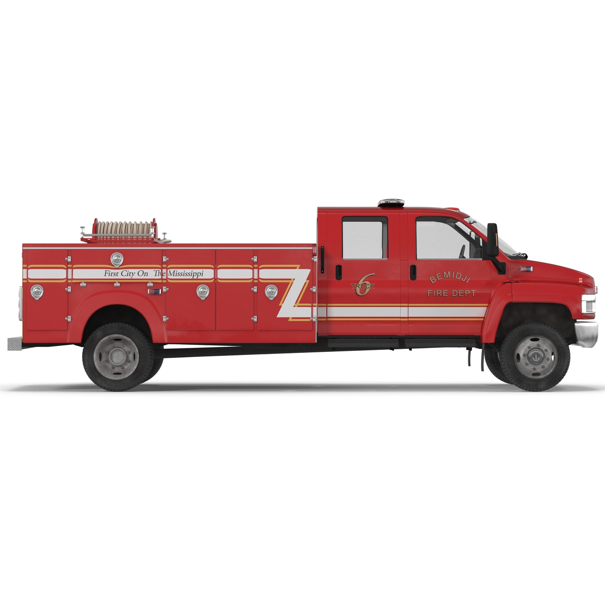 3D model Chevrolet Fire Truck 2005