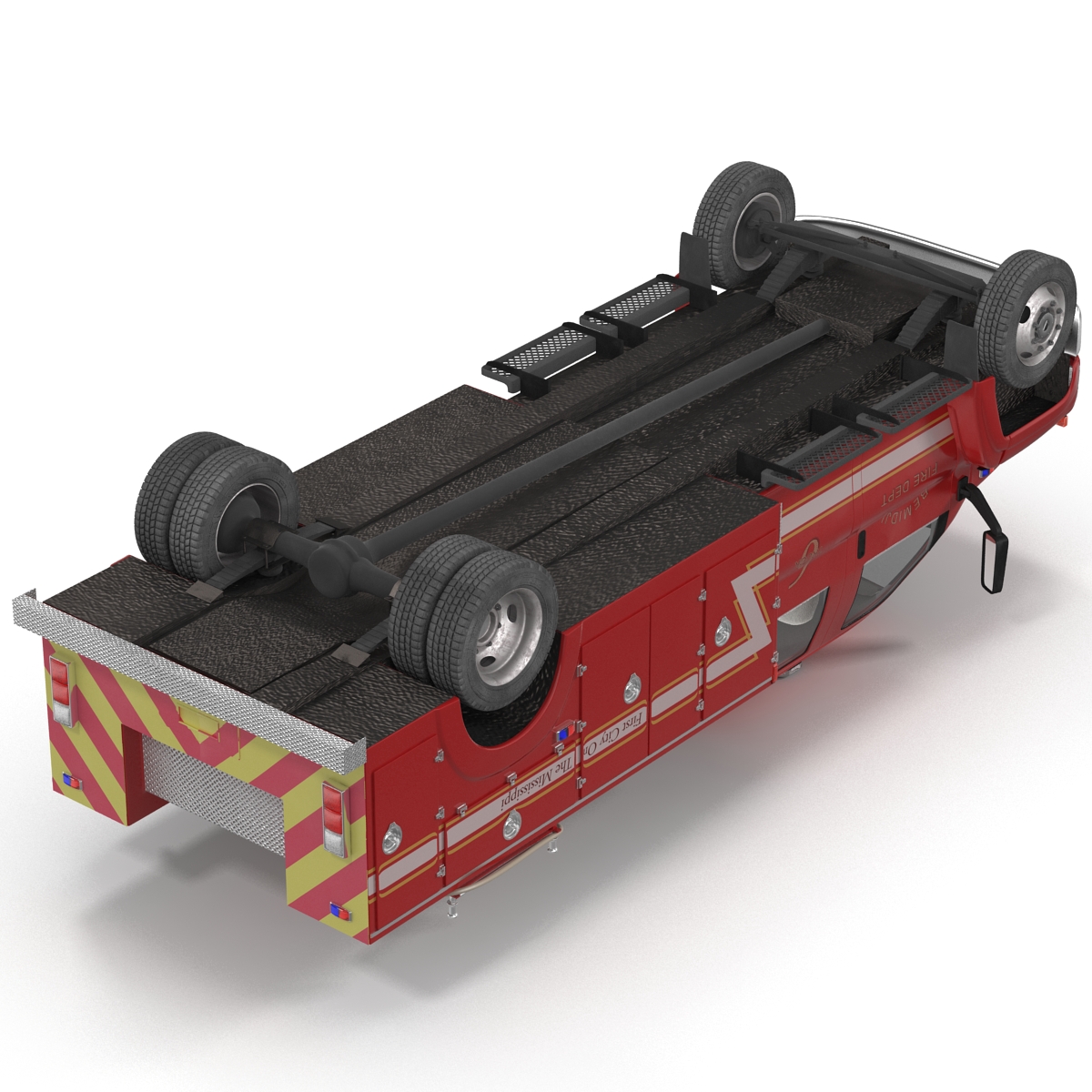 3D model Chevrolet Fire Truck 2005