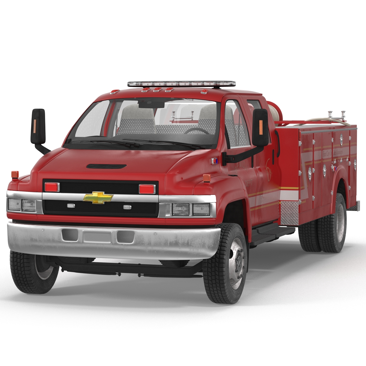 3D model Chevrolet Fire Truck 2005