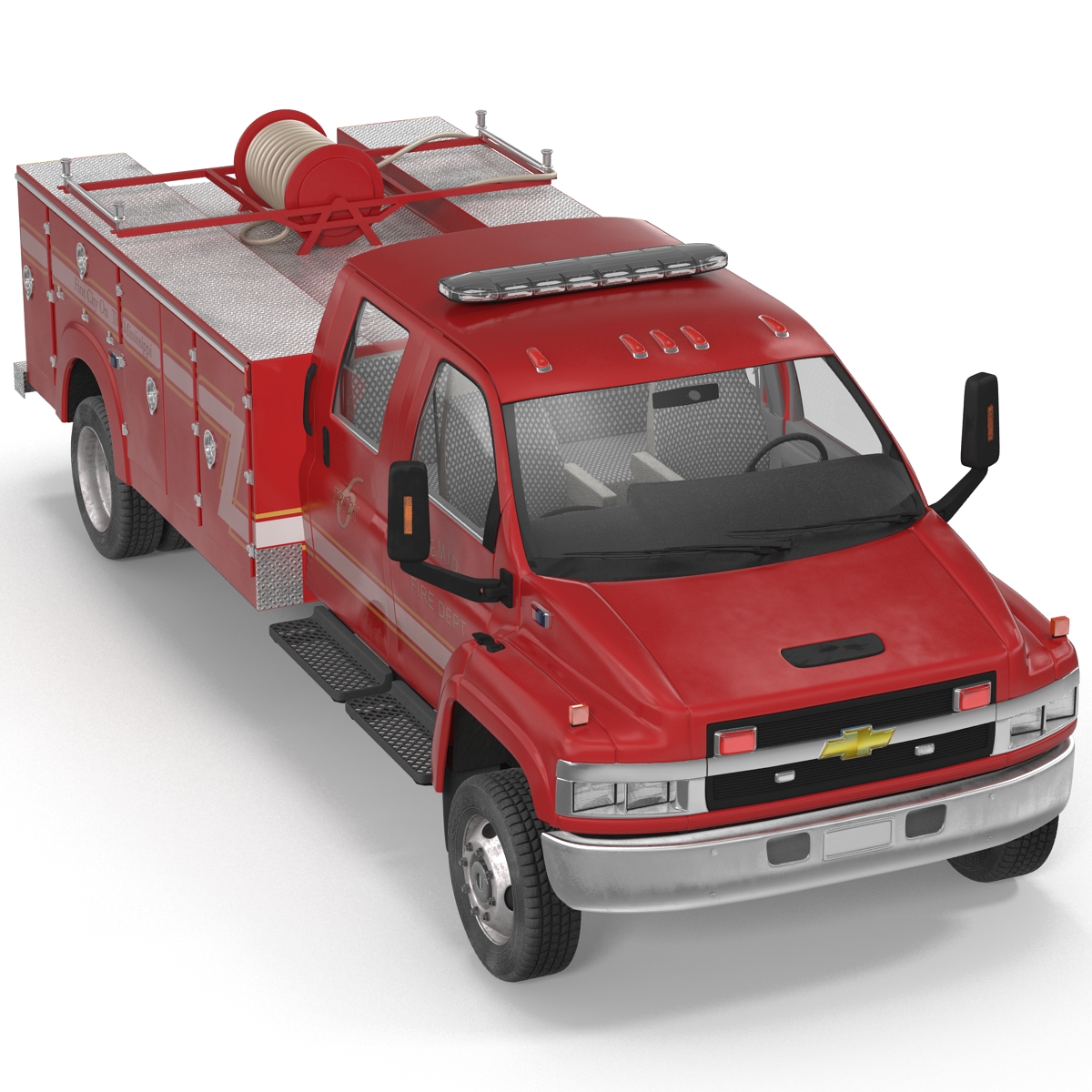 3D model Chevrolet Fire Truck 2005