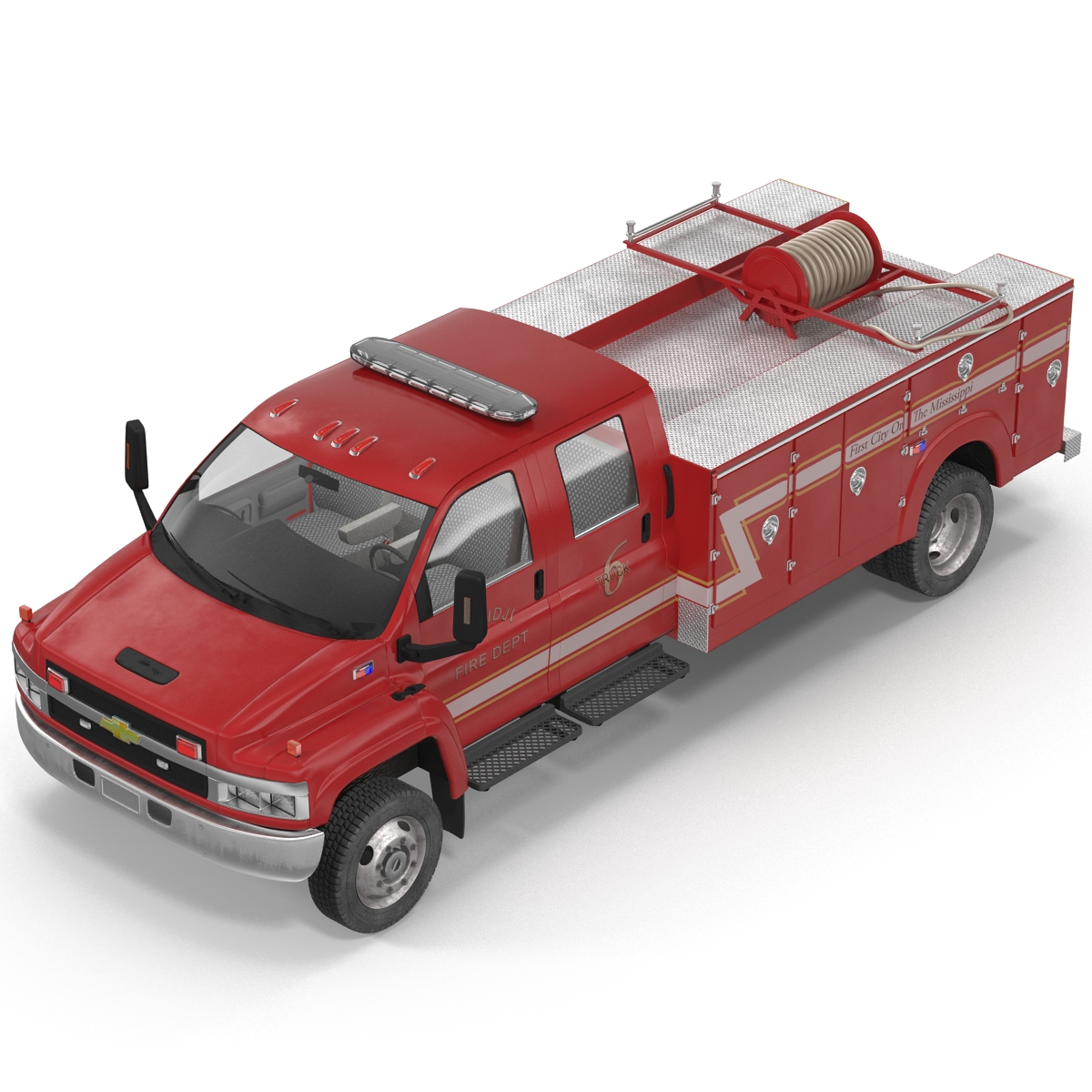 3D model Chevrolet Fire Truck 2005