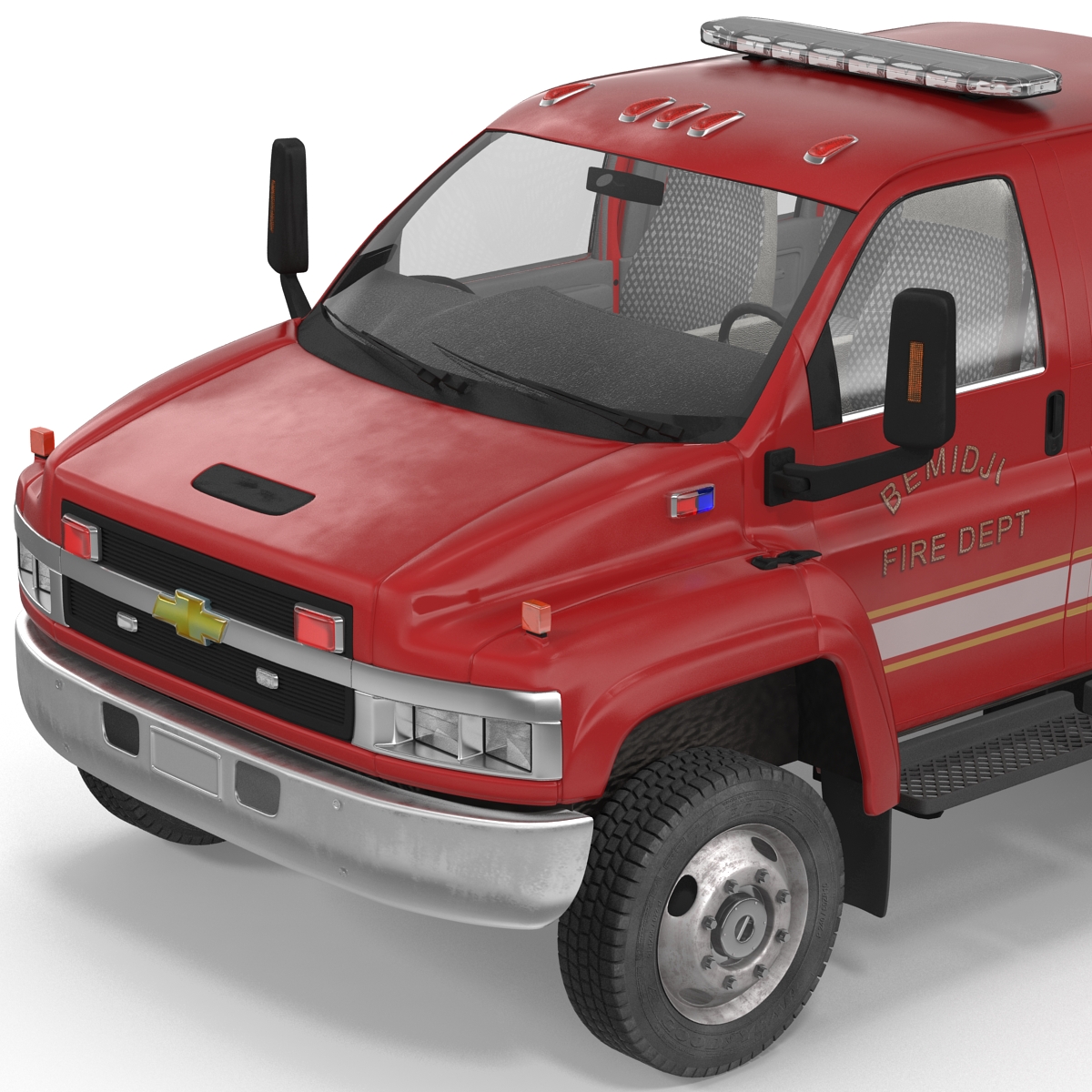 3D model Chevrolet Fire Truck 2005