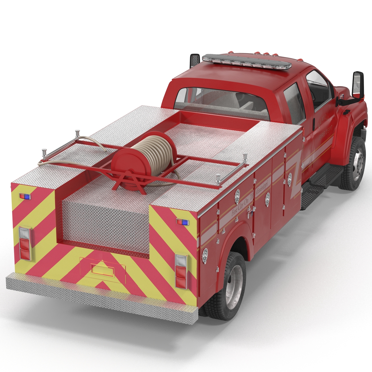 3D model Chevrolet Fire Truck 2005