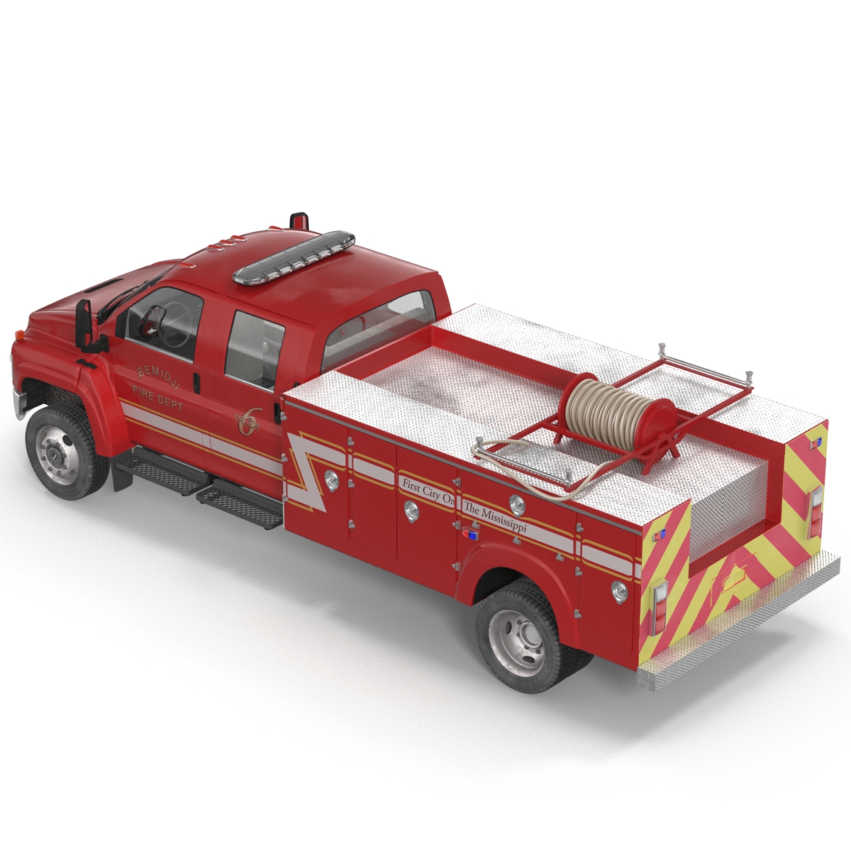 3D model Chevrolet Fire Truck 2005