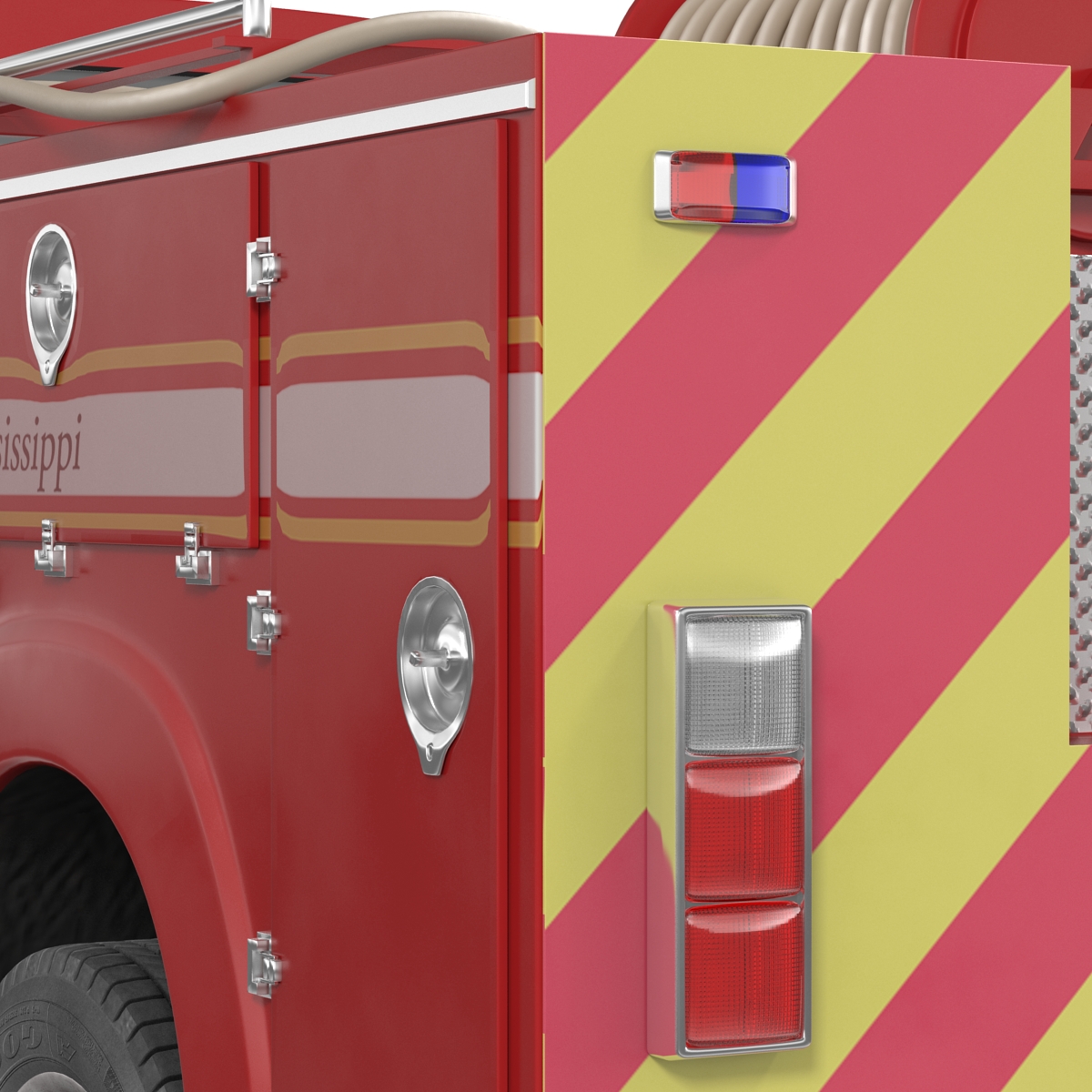 3D model Chevrolet Fire Truck 2005