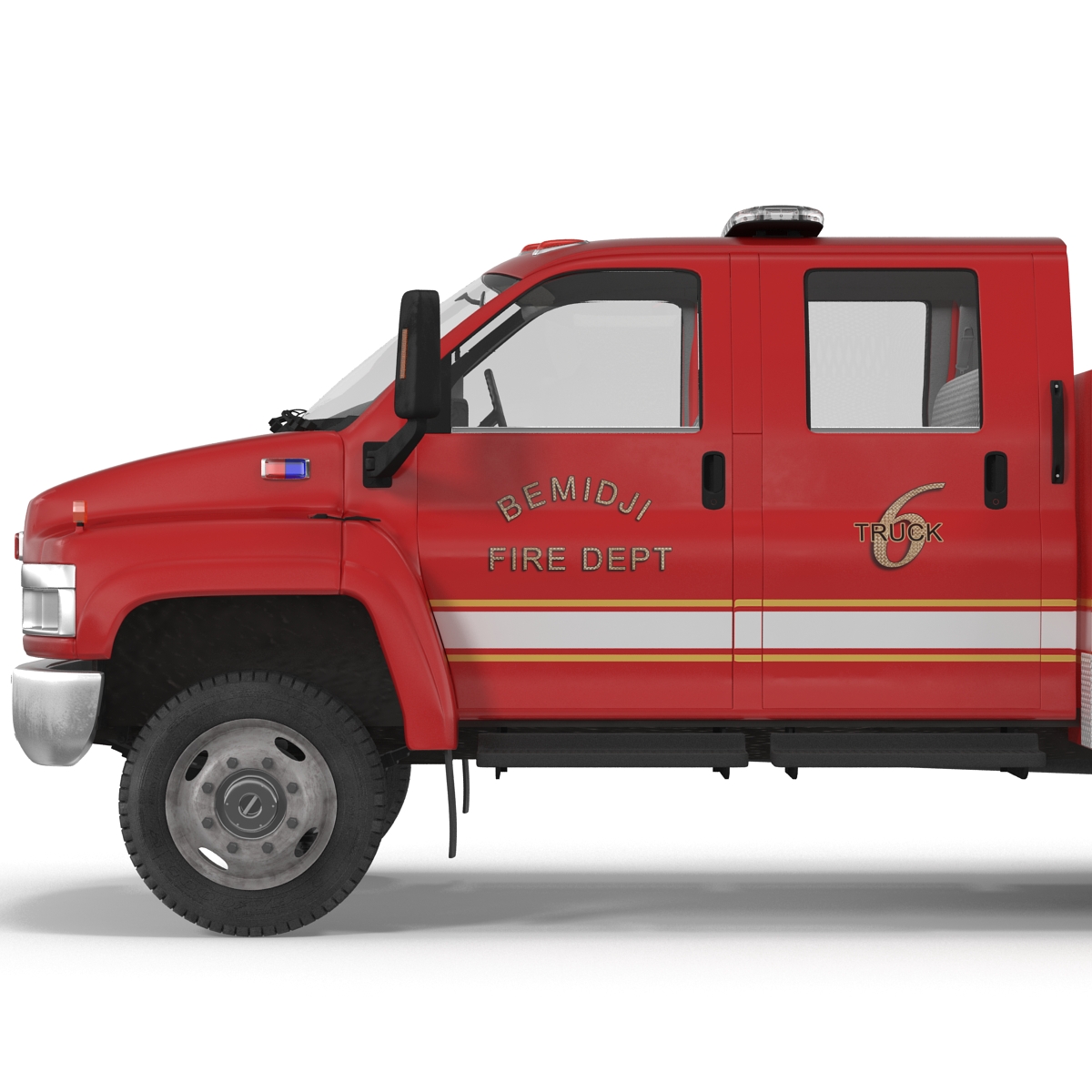 3D model Chevrolet Fire Truck 2005