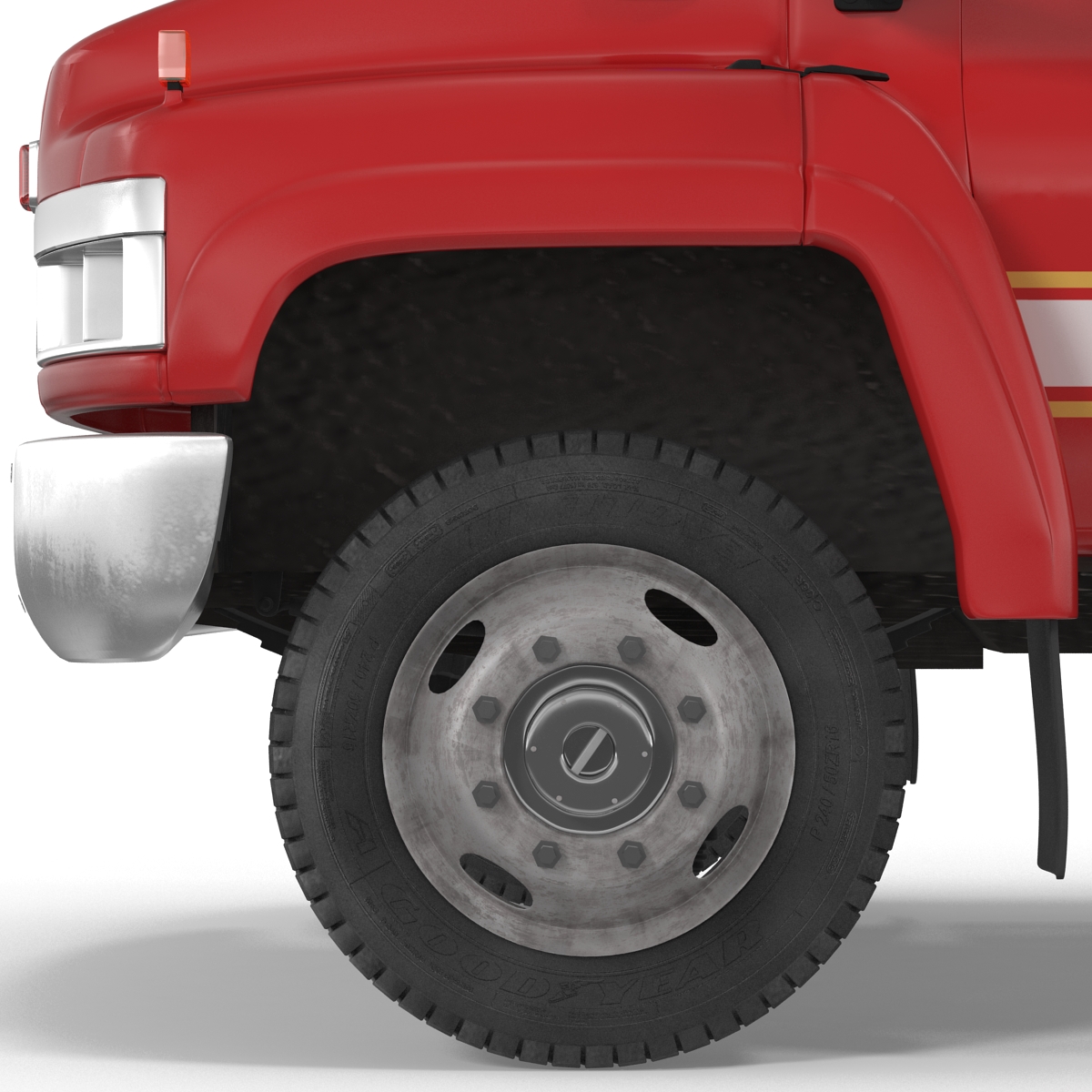 3D model Chevrolet Fire Truck 2005