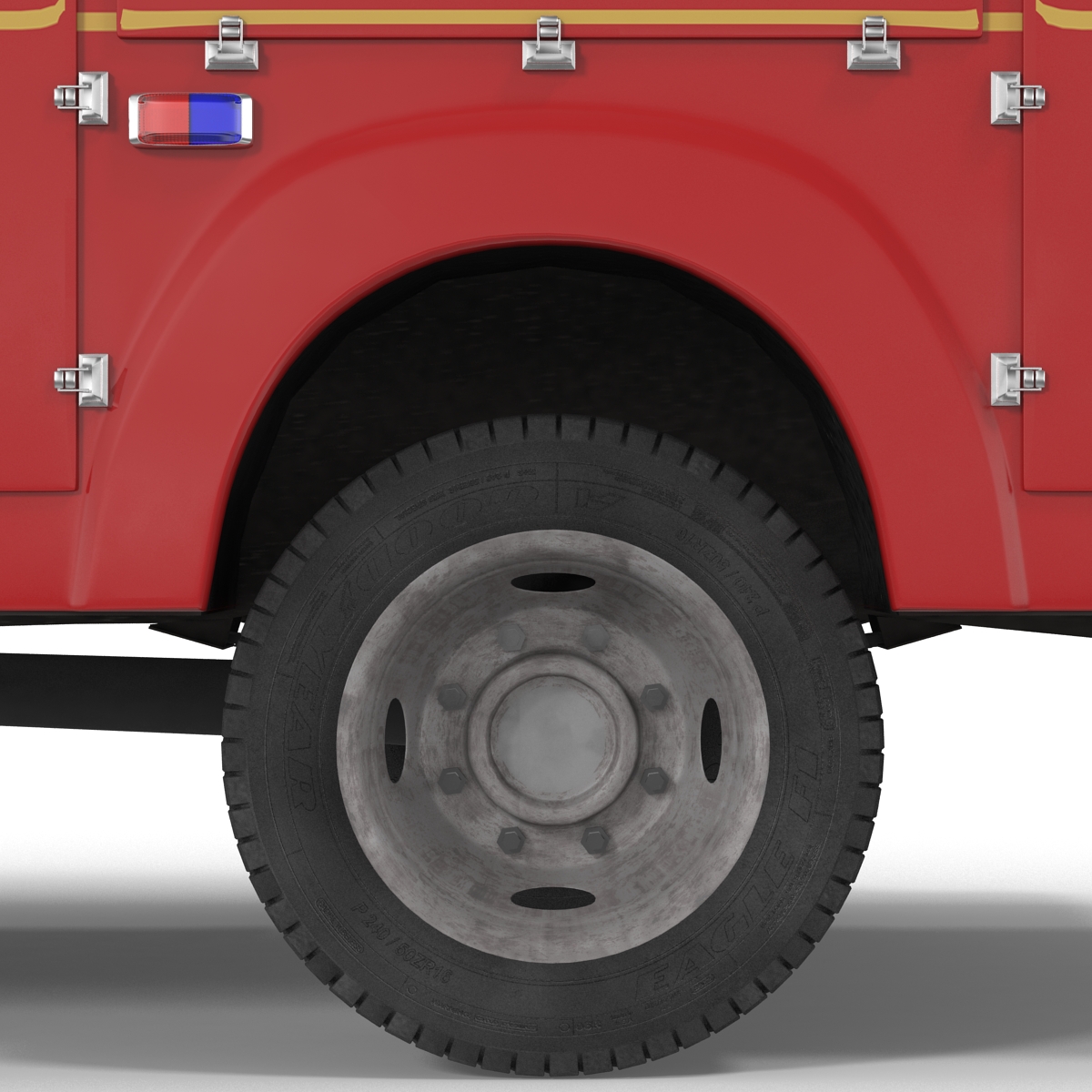 3D model Chevrolet Fire Truck 2005