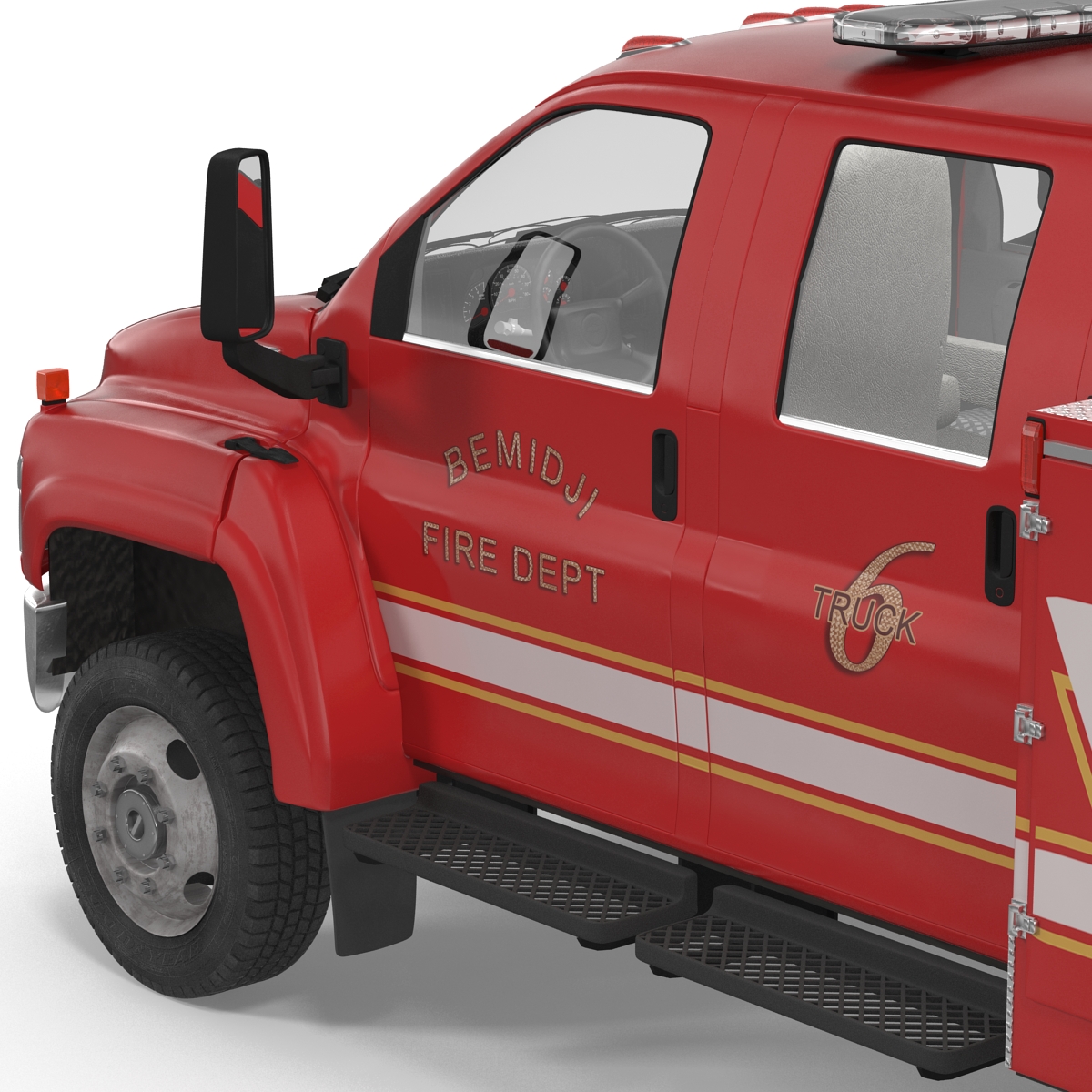 3D model Chevrolet Fire Truck 2005