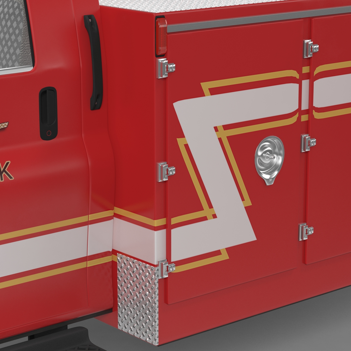 3D model Chevrolet Fire Truck 2005