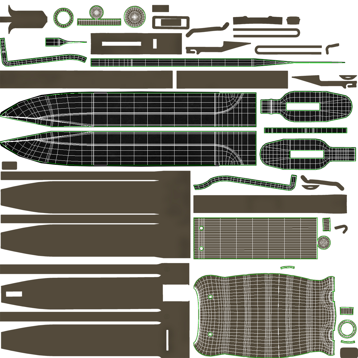 Glock FM 78 Knife 3D