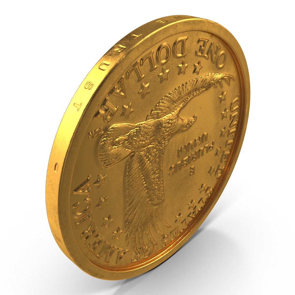 US Sacagawea Dollar 3D model