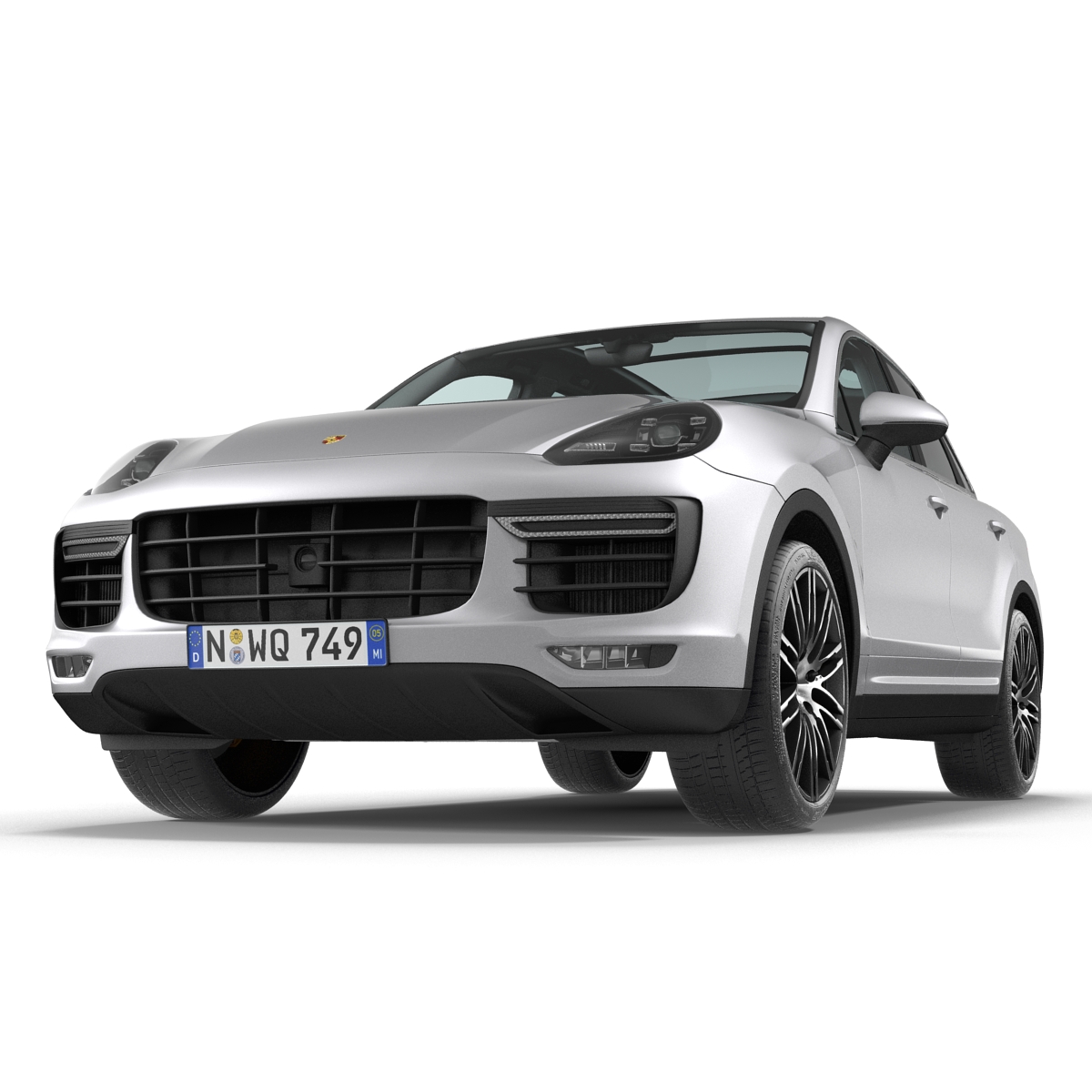 3D Porsche Cayenne Turbo S 2015 model