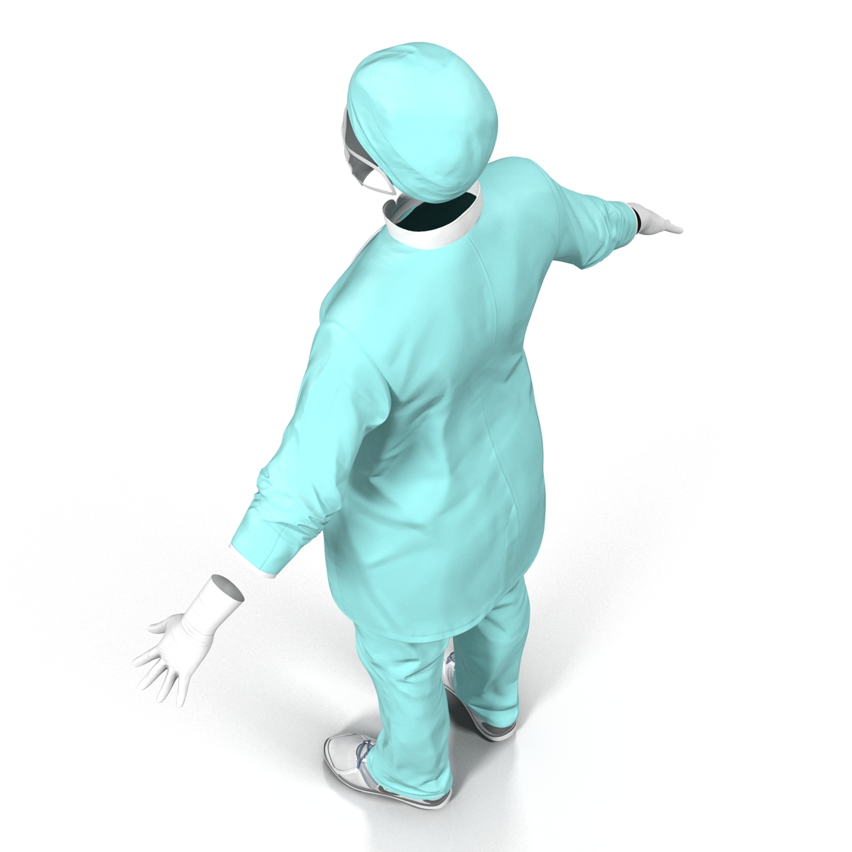 3D model Female Surgeon Dress