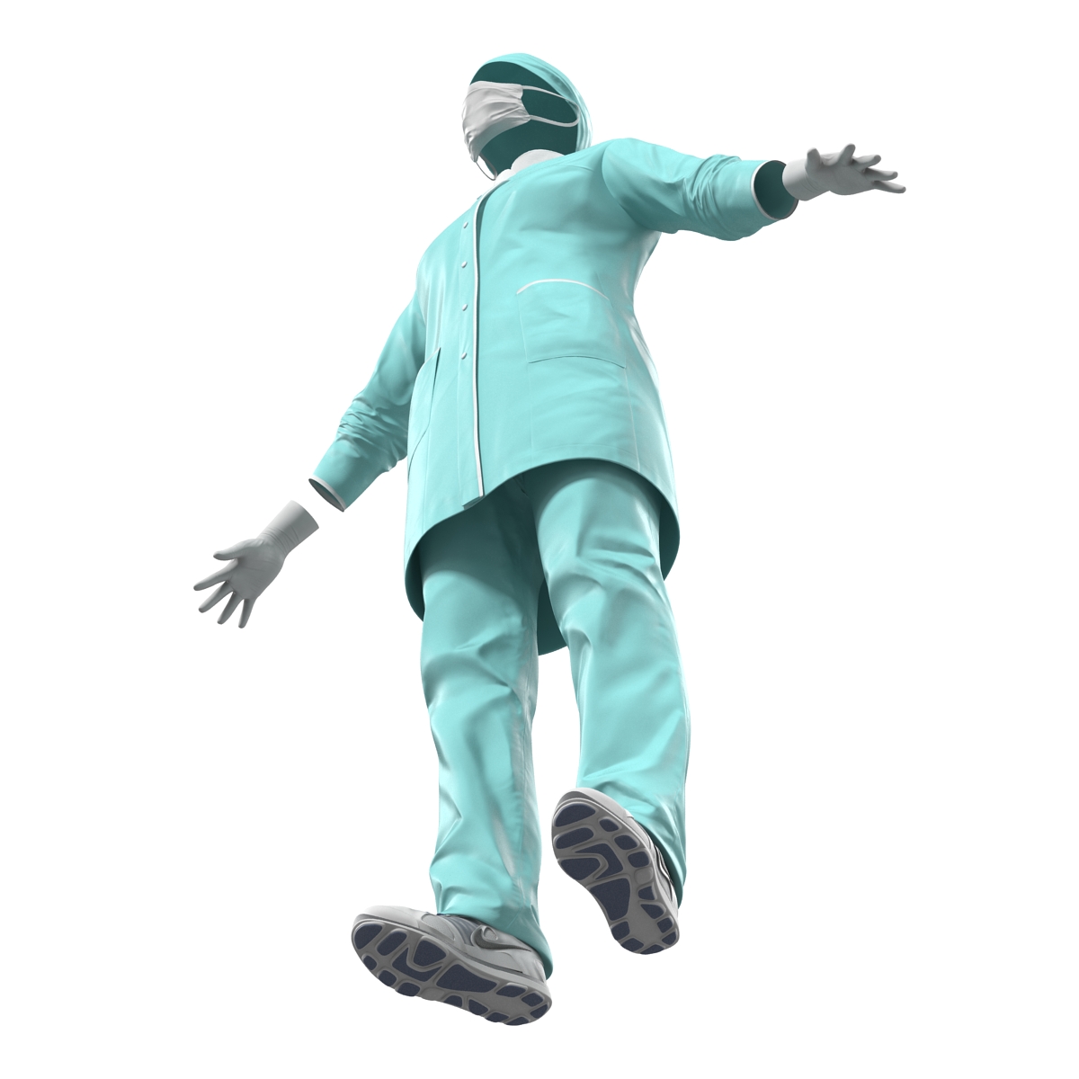 3D model Female Surgeon Dress