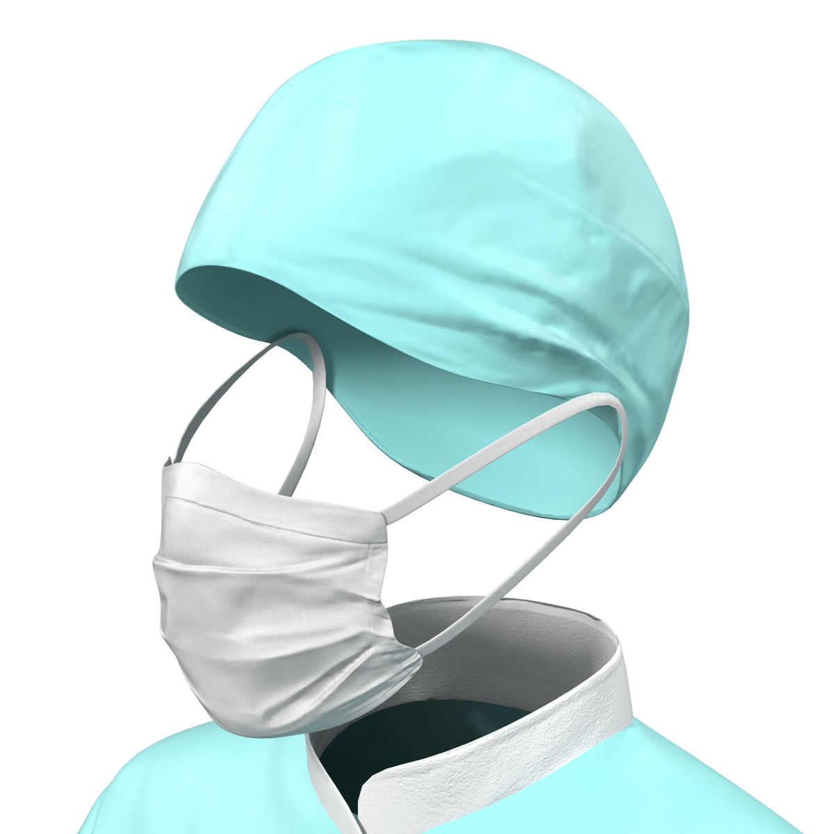 3D model Female Surgeon Dress