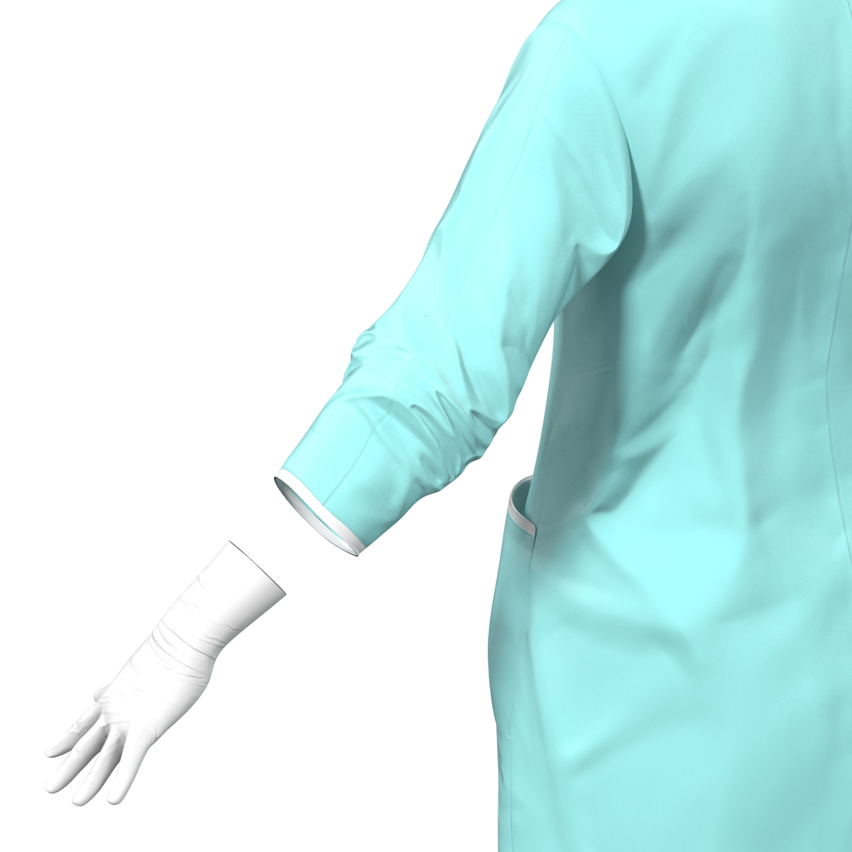 3D model Female Surgeon Dress