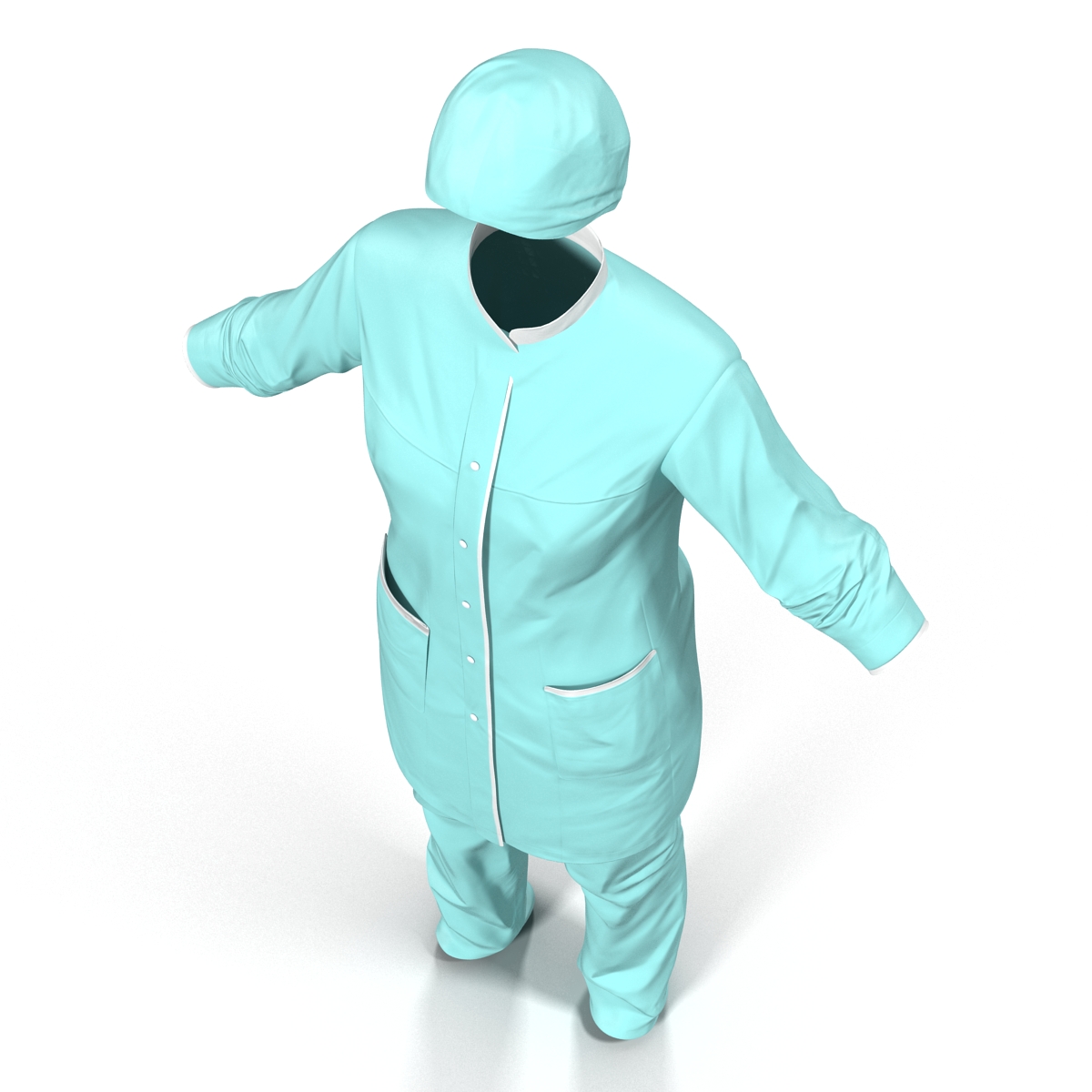 Female Surgeon Dress 3 3D